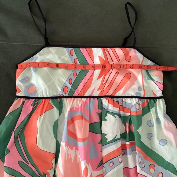 Vibrant Emilio Pucci inspired print midi dress from  English Factory M - Picture 9 of 13